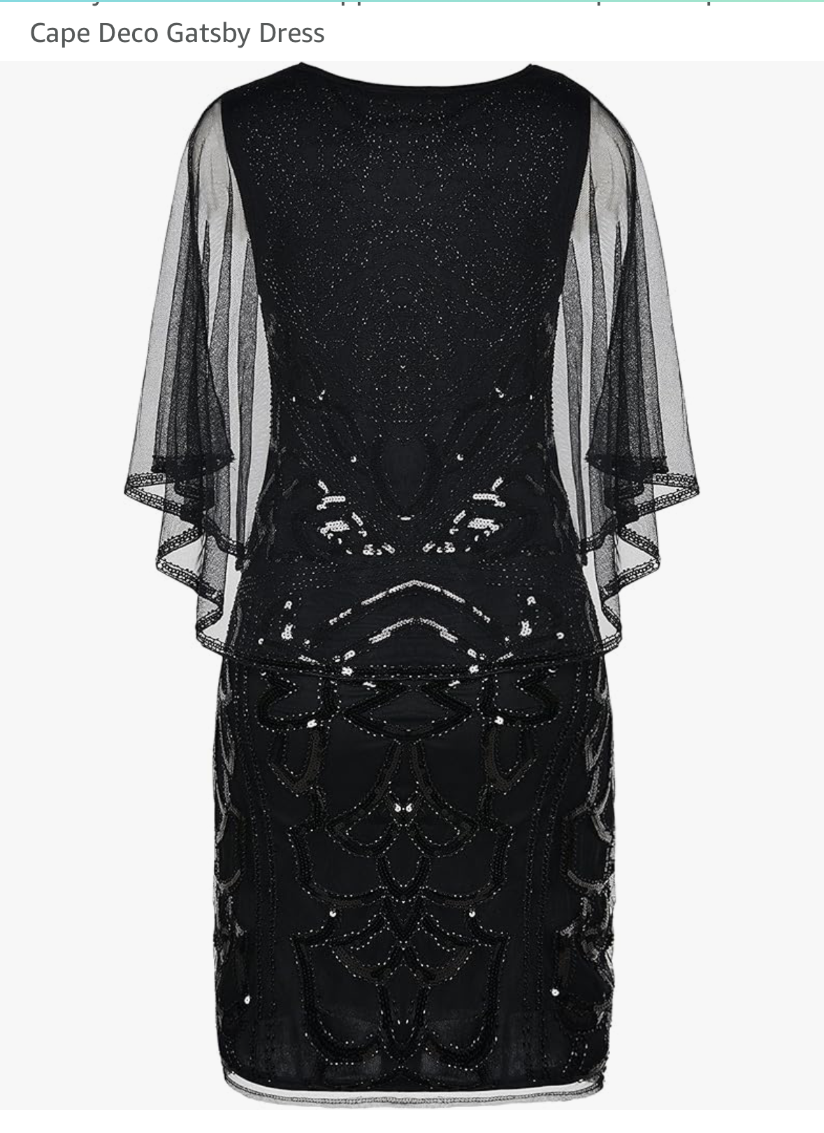 Cape Deco Gatsby Dress