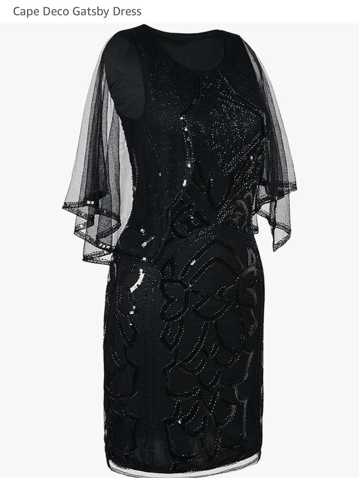 Cape Deco Gatsby Dress