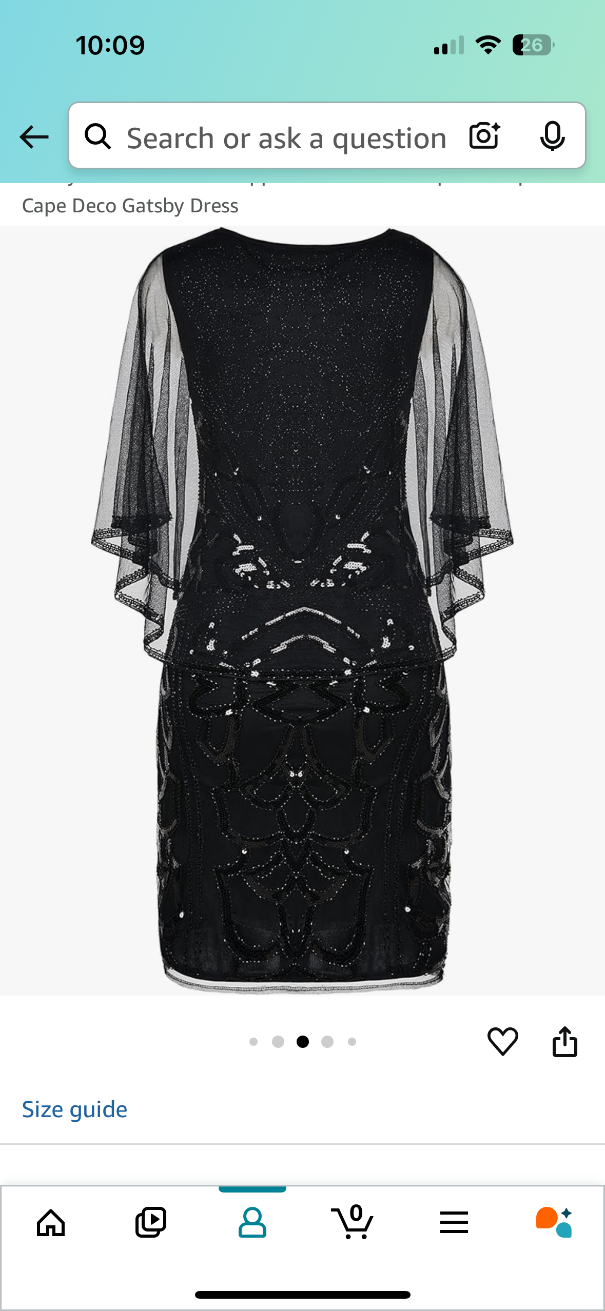 Cape Deco Gatsby Dress