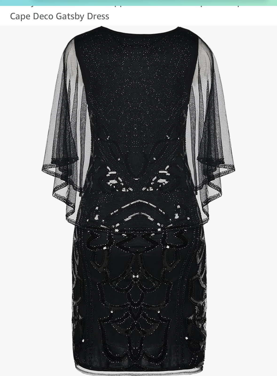 Cape Deco Gatsby Dress