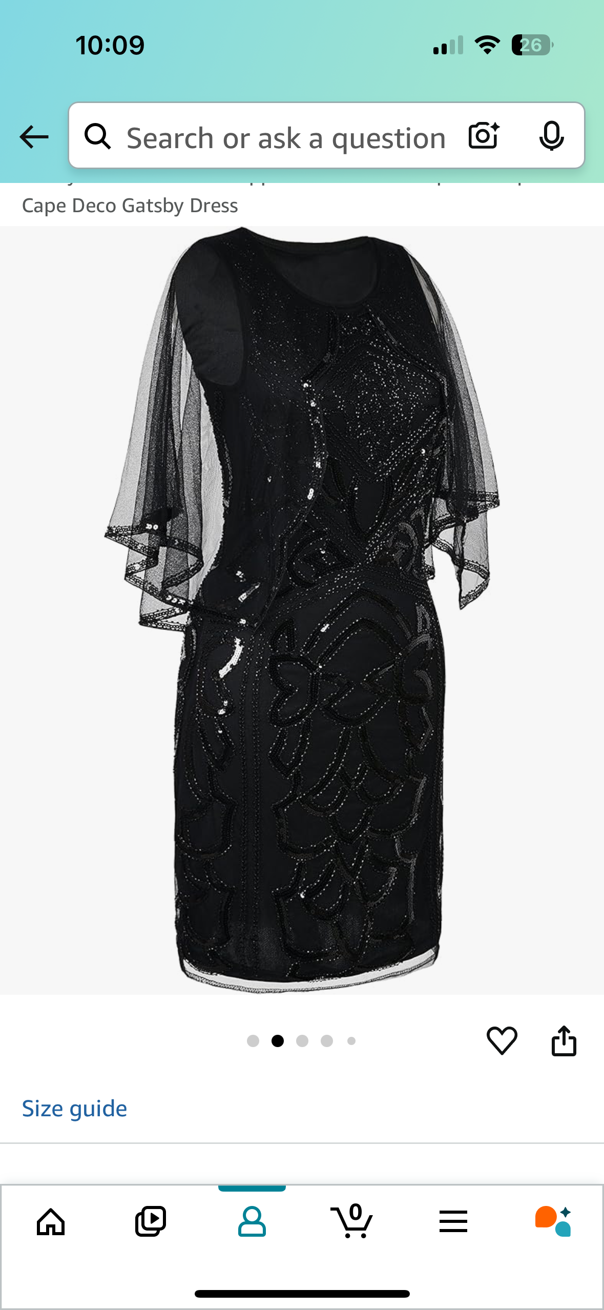 Cape Deco Gatsby Dress